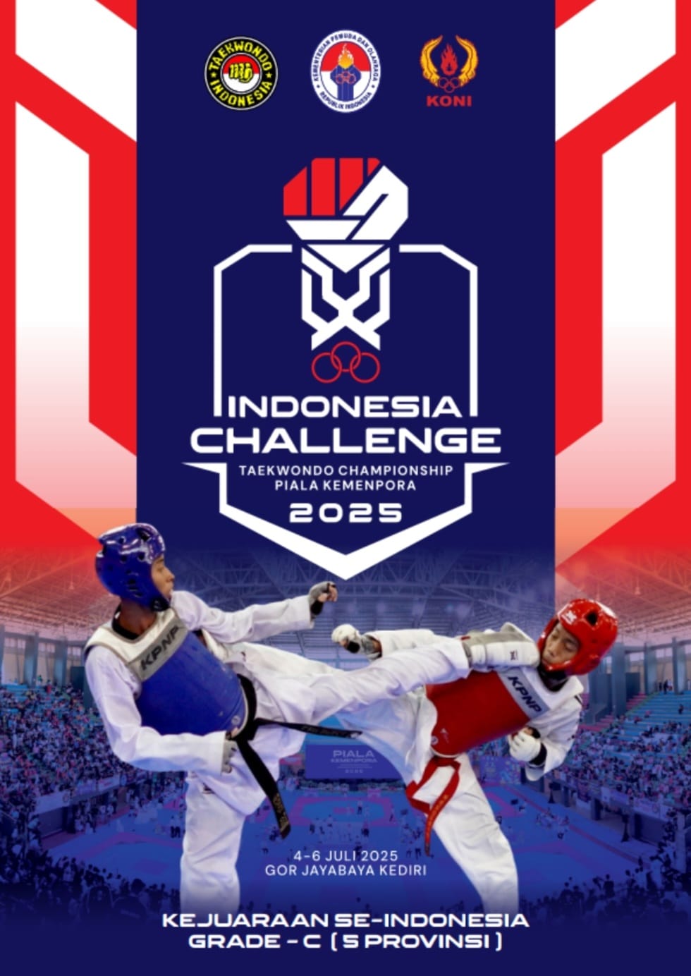 Ajang Pertarungan Prestasi Taekwondo di Tanah Air Taekwondo Indonesia Dojang NTC
